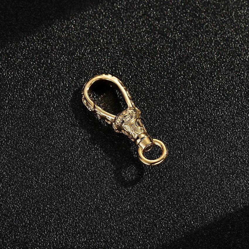 30mm Regular Gold Ornate Albert Clasp/Clip - Clasp Only