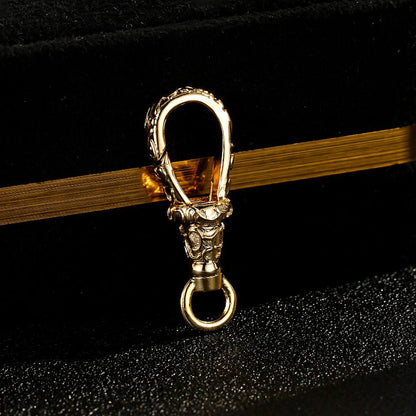 30mm Regular Gold Ornate Albert Clasp/Clip - Clasp Only