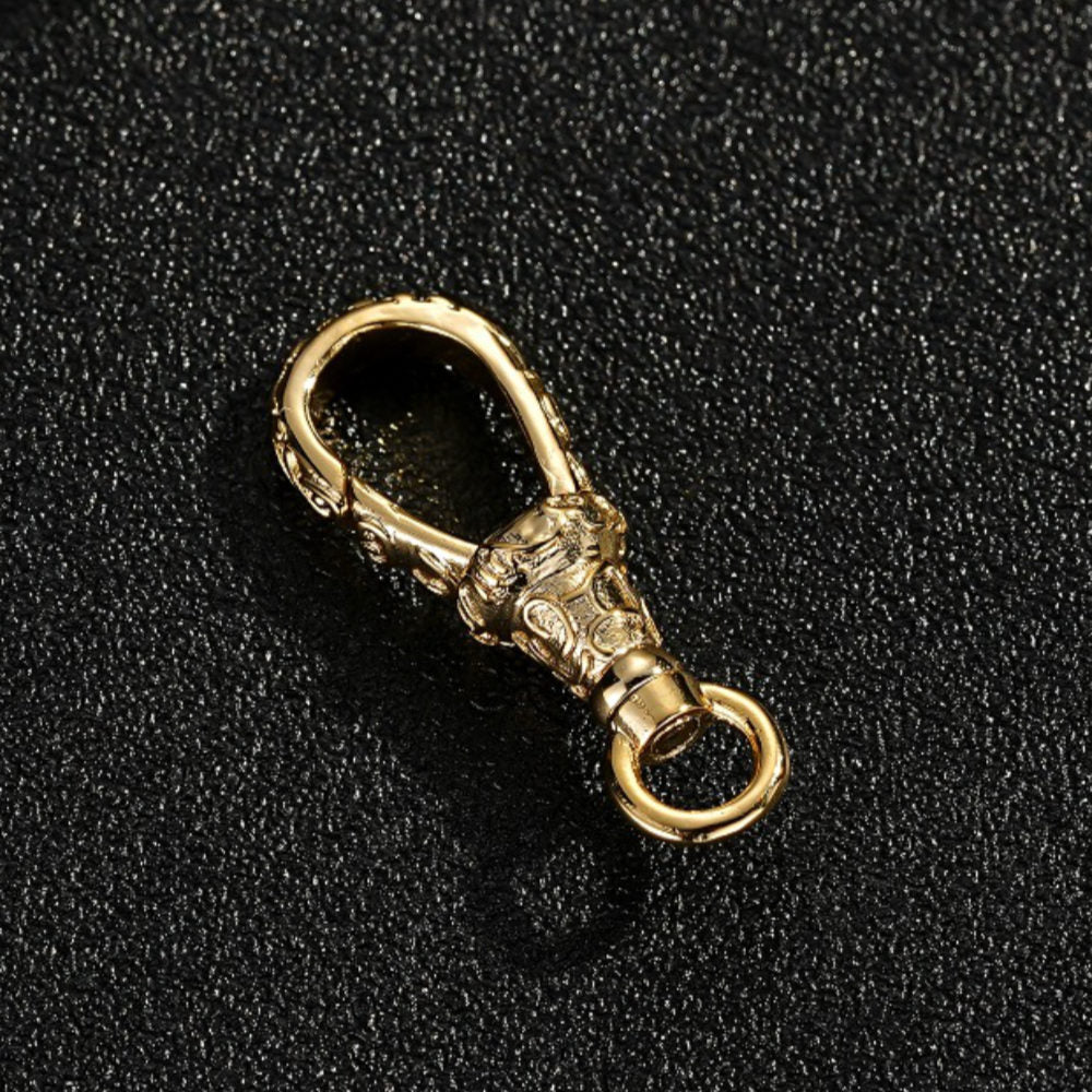 40mm Large Gold Heavy Ornate Albert Clasp - Clasp Only