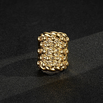 Elegant gold bonded ring in three sizes