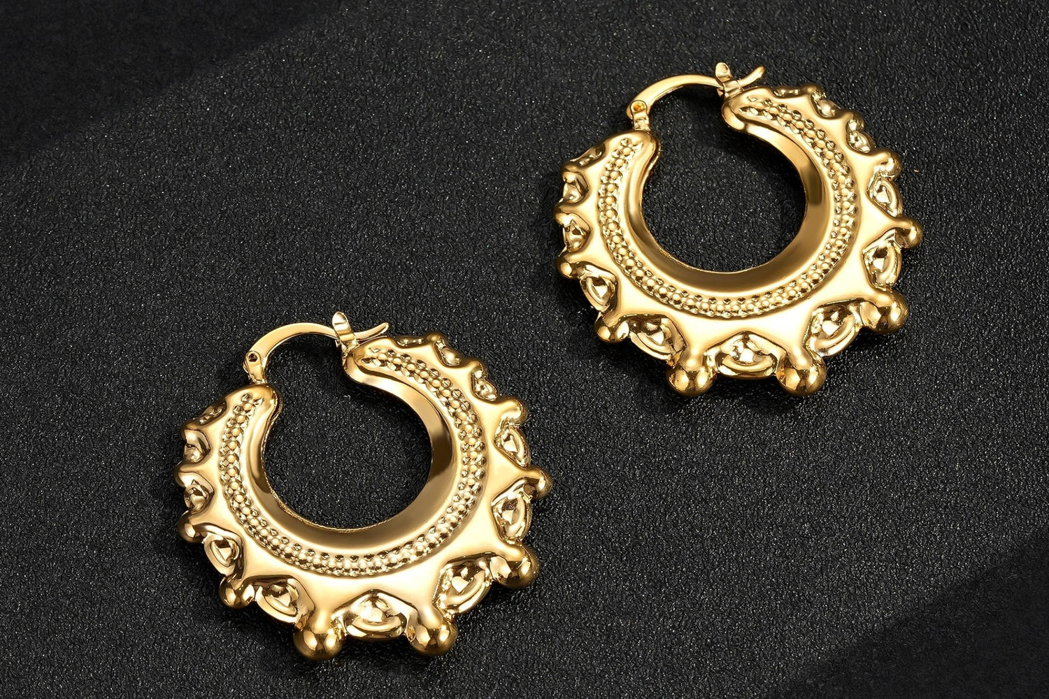 New Round Gypsy Creole Earrings - Available in 20mm &amp; 40mm