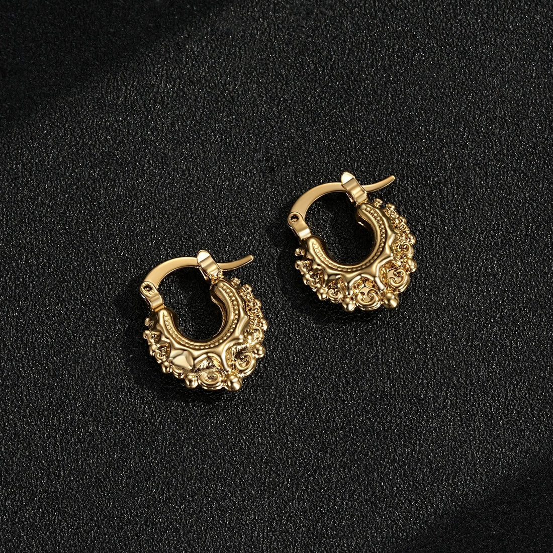 New Gold Baby Gypsy Creole Earrings