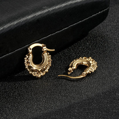 New Gold Baby Gypsy Creole Earrings