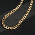 12mm Gold Cuban Curb Chain, 24 Inches Long, 108 Grams