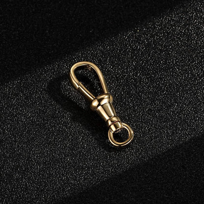 30mm Gold Smooth Albert Clasp 8mm/12mm