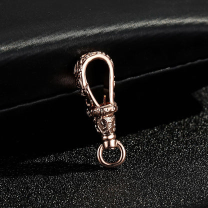 30mm Regular Rose Gold Ornate Albert Clasp - Clasp Only