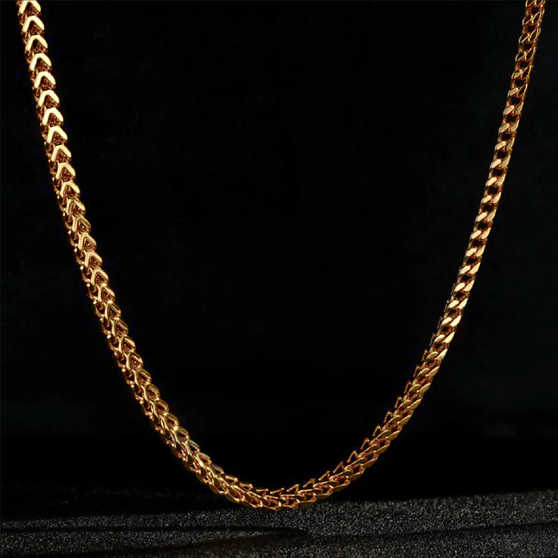 New 4mm Gold Filled Bonded Franco Chain - 22 Inches