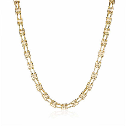 Premium Upgraded Heavy 10mm Gold Cage Chain
