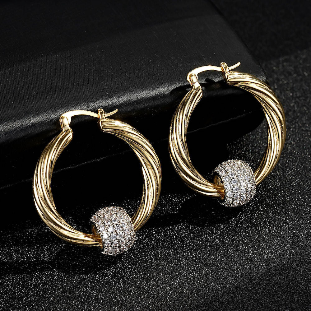 Large deals ring earrings