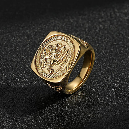 Premium Gold Dragon Slayer Ring