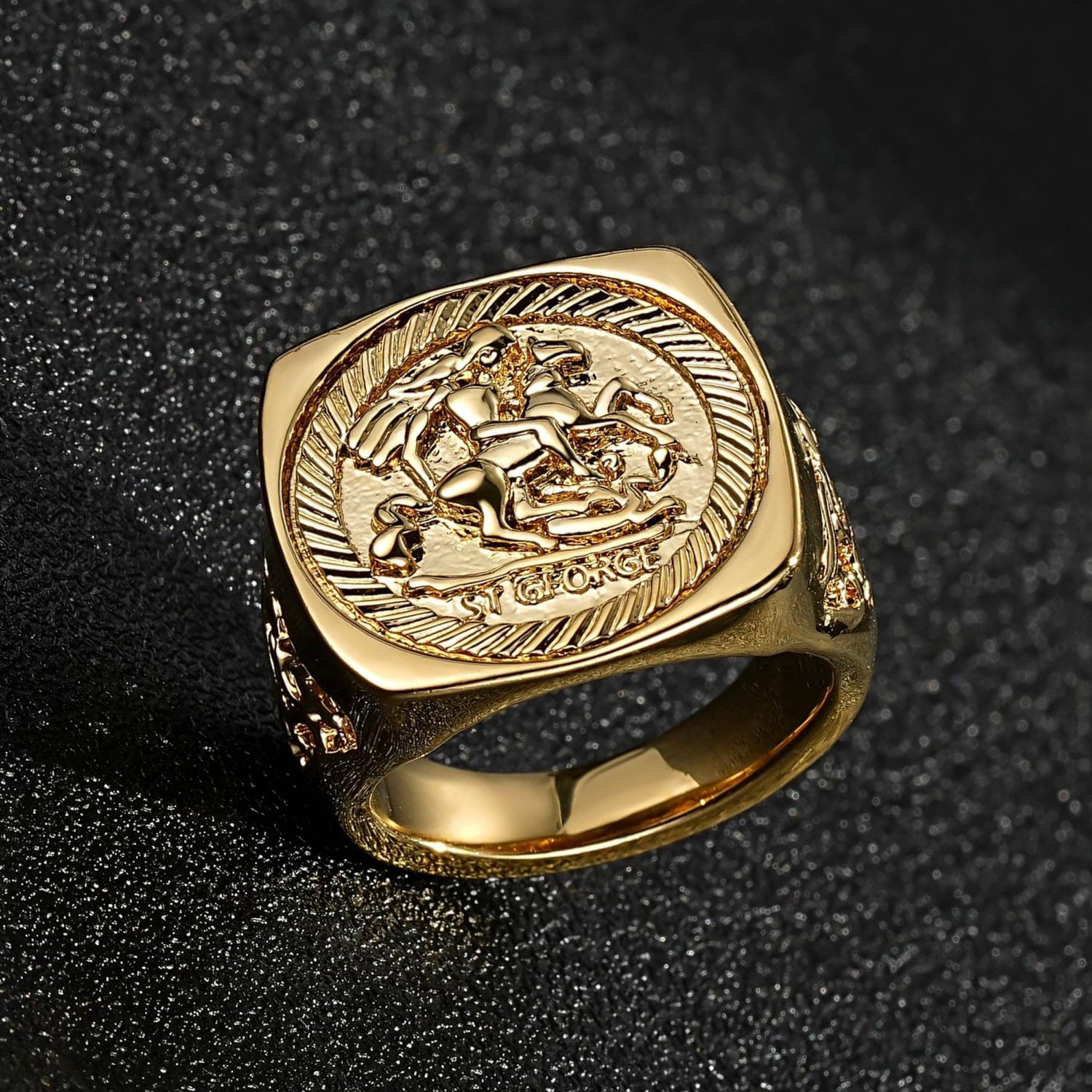 Premium Gold Dragon Slayer Ring