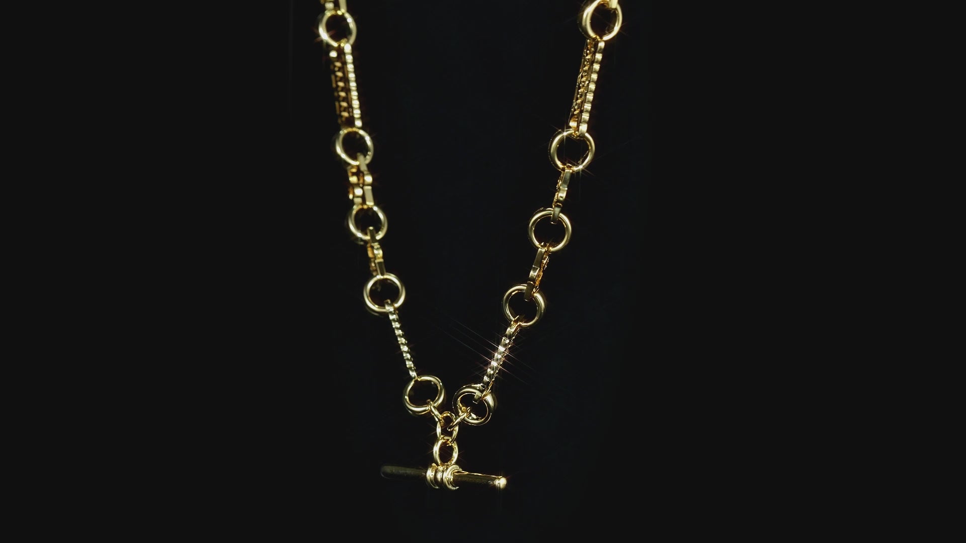 The Chapel Jewellers Ltd - 9ct Pre-owned Stars and Bars Chain (Chain &  Bracelet together) 72.4g, 28