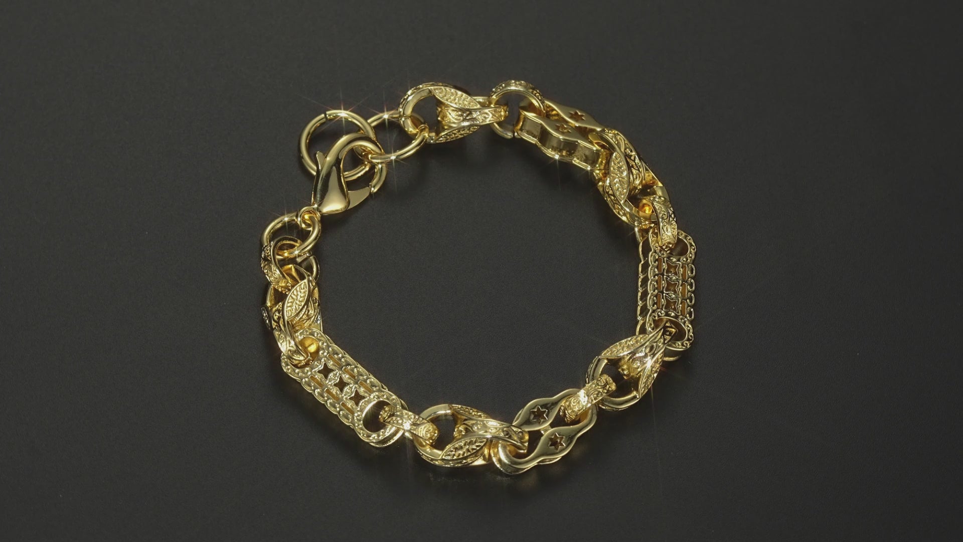 Gold Stretch hexagon diamond 18kt gold bracelet | Shay | MATCHES UK