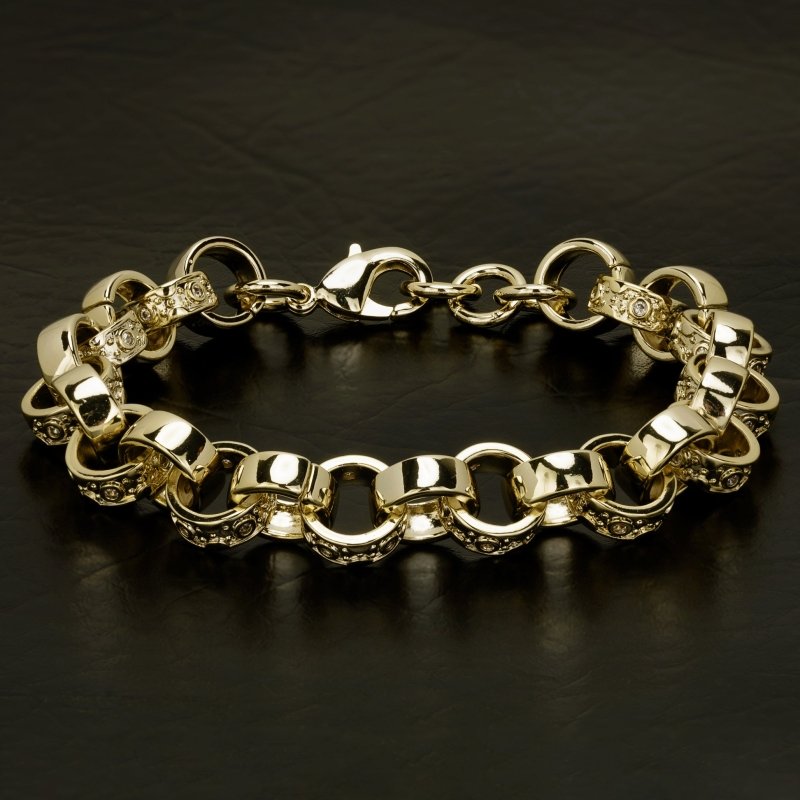 Solid gold deals belcher bracelet