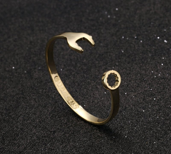 Gold spanner online bracelet