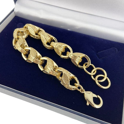 Luxury Gold XXL 15mm 3D Tulip Bracelet