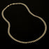 6mm Gold Cuban Chain Necklace, 24 Inches Long, Lightweight