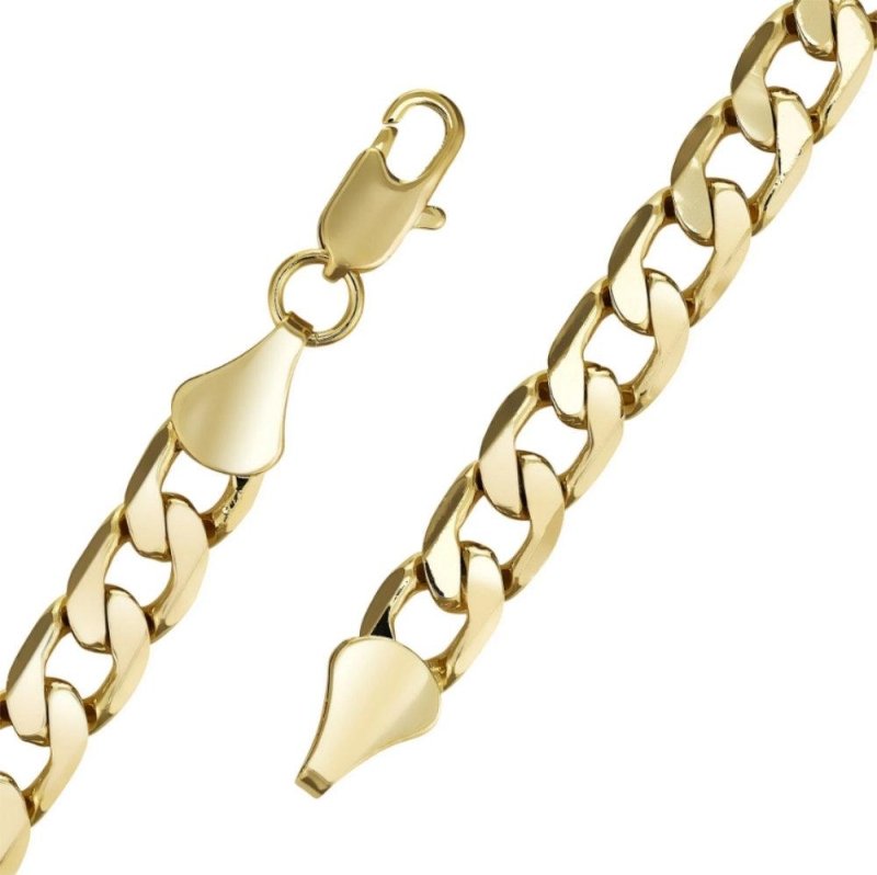 Classic 6mm Gold Cuban Curb Chain Necklace