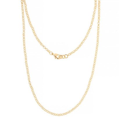 Classic 3mm Gold Belcher Chain Necklace