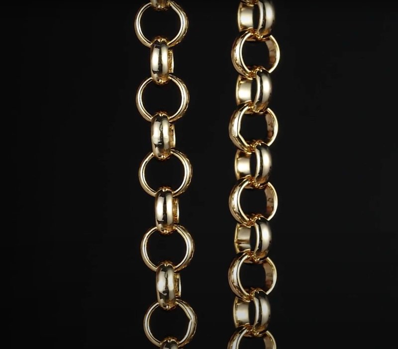 Luxury 10mm Gold Classic Belcher Bracelet