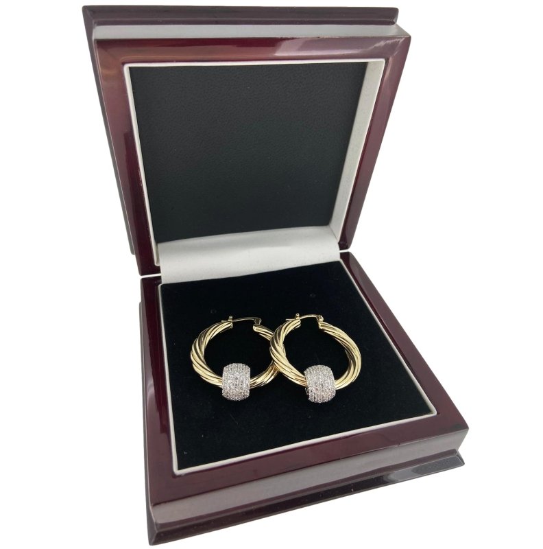 Buy Gold Plated Handcrafted Ball Drop Hoops by The Slow Studio Online at  Aza Fashions.