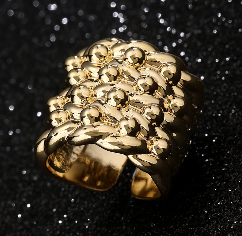 Premium Gold XXL Keeper Adjustable Ring